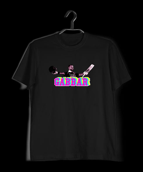 Quirkipedia Gabbar Cricket Sports,     Mens TShirts